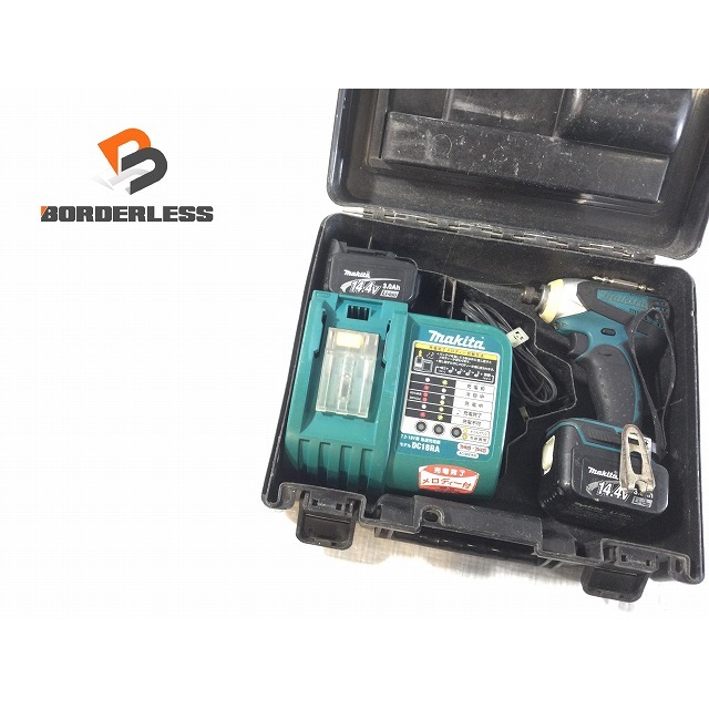 ☆中古品☆makita マキタ 14.4V 充電式インパクトドライバ TD132DRFX