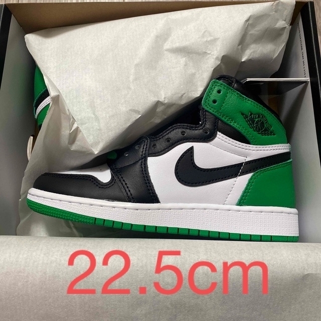 NIKE AIR JORDAN 1 Lucky green ジュニア22.5cm