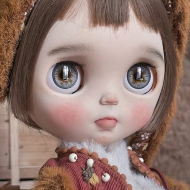 カスタムブライス 作家様 幼い かわいい まんまる カスタムドール-