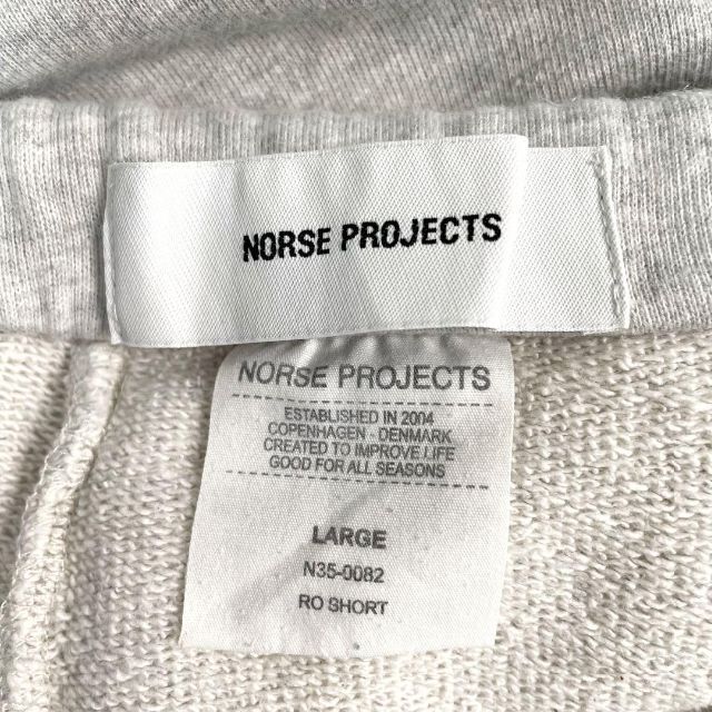 NORSE PROJECTS(ノースプロジェクツ)の【ポルトガル製】Norse Projects スウェット ショートパンツ Ｌ メンズのパンツ(ショートパンツ)の商品写真