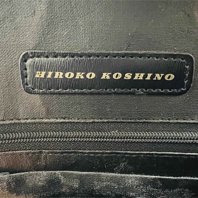 HIROKO KOSHINO ヒロココシノ ハンドバッグ レザー ワニ金具 7