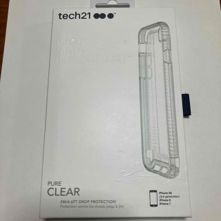 新品未使用　tech21 ケースiPhone SE・8・7   クリア(iPhoneケース)