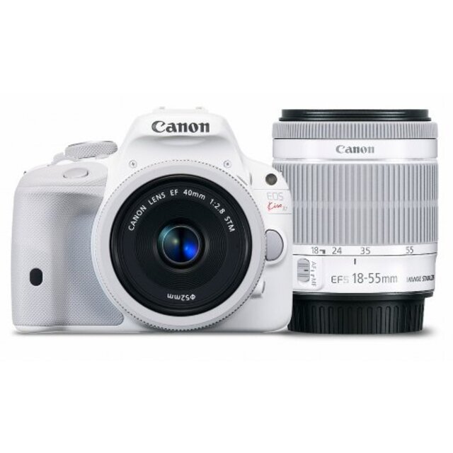 中古】Canon デジタル一眼レフカメラ EOS Kiss X7(ホワイト) ダブル