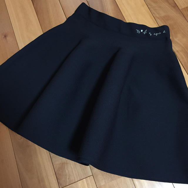 agnes b.(アニエスベー)の【新品未使用】アニエス スカート 黒 レディースのスカート(ミニスカート)の商品写真