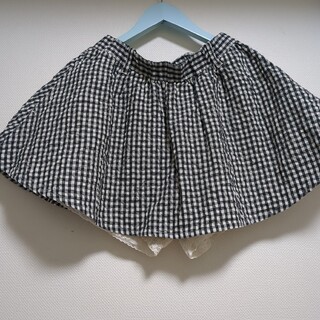 イッカ(ikka)のイッカ　インパン付 チェック柄スカート　130(スカート)