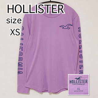 ホリスター(Hollister)のHOLLISTER ホリスター　トップス　ロンT  パープル　XS(Tシャツ/カットソー(七分/長袖))