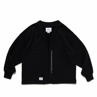 ダブルタップス(W)taps)のWtaps CLASPER / SWEATER / COTTON 黒　XLサイズ(カーディガン)