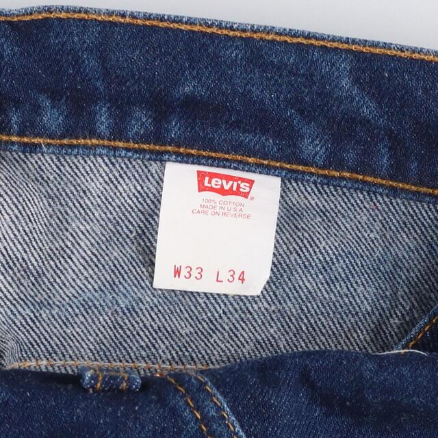 Levi's(リーバイス)の古着 濃紺 90年代 リーバイス Levi's 20517-0217 オレンジタブ ブーツカットジーンズ デニムパンツ USA製 メンズw33 ヴィンテージ /eaa328514 メンズのパンツ(デニム/ジーンズ)の商品写真