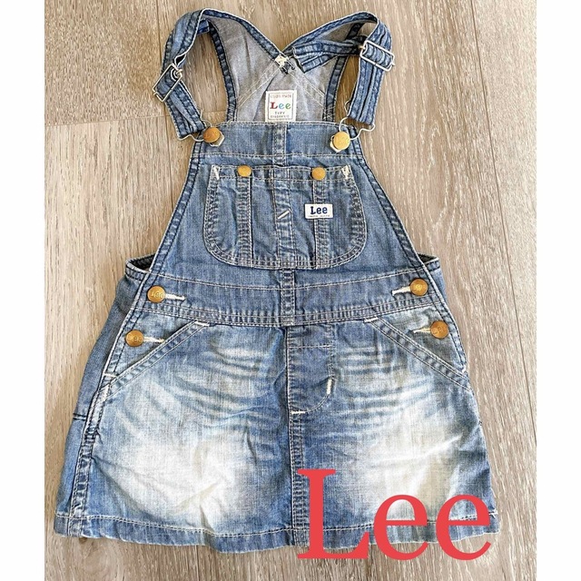 Lee(リー)のLeeジャンパースカート90 キッズ/ベビー/マタニティのキッズ服女の子用(90cm~)(ワンピース)の商品写真