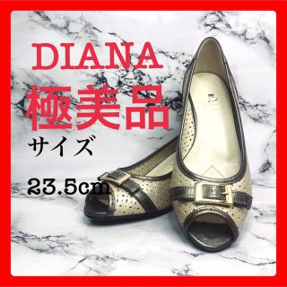 ダイアナ(DIANA)の★極美品★大人気★ダイアナ★DIANA★ゴールド♦︎パンプス★23.5cm♦︎(ハイヒール/パンプス)