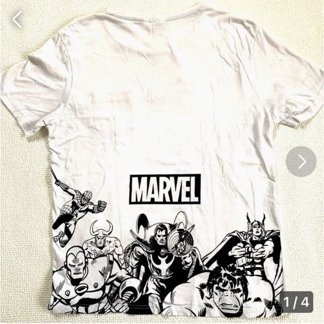 MARVEL(マーベル)のMARVEL COMICS  マーベルコミック　半袖Tシャツ　GU  M メンズのトップス(Tシャツ/カットソー(半袖/袖なし))の商品写真