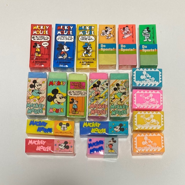 70s 80s ミッキーマウス 消しゴム ヴィンテージ 未使用 デッドストック