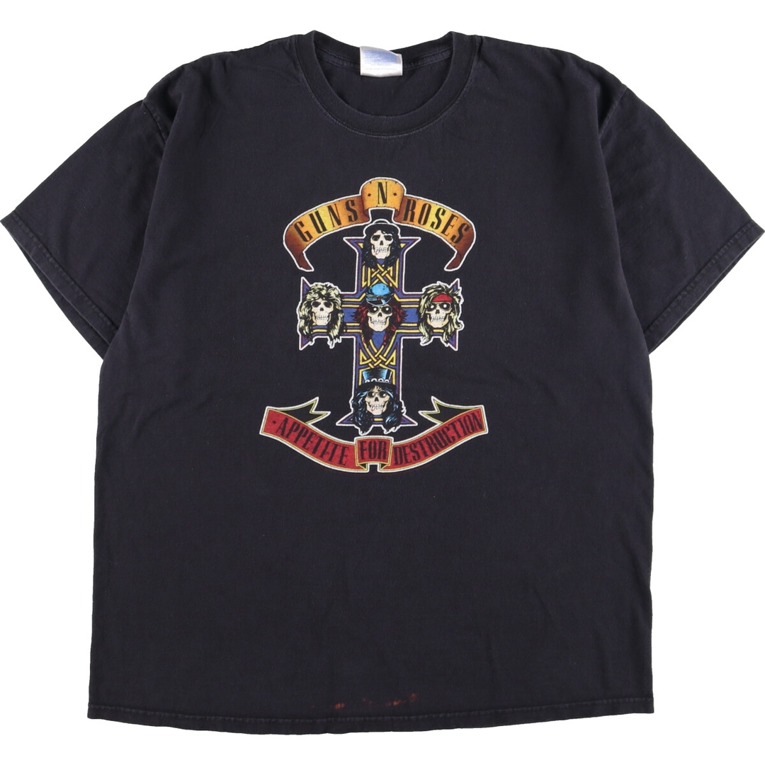 ヘインズ Hanes GUNS N' ROSES ガンズアンドローゼズ バンドTシャツ バンT メンズL /eaa317704