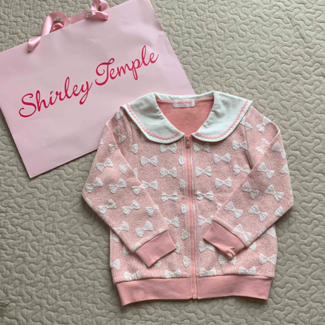 Shirley Temple(シャーリーテンプル)のシャーリーテンプル🎀ジップジャケット 120 キッズ/ベビー/マタニティのキッズ服女の子用(90cm~)(ジャケット/上着)の商品写真