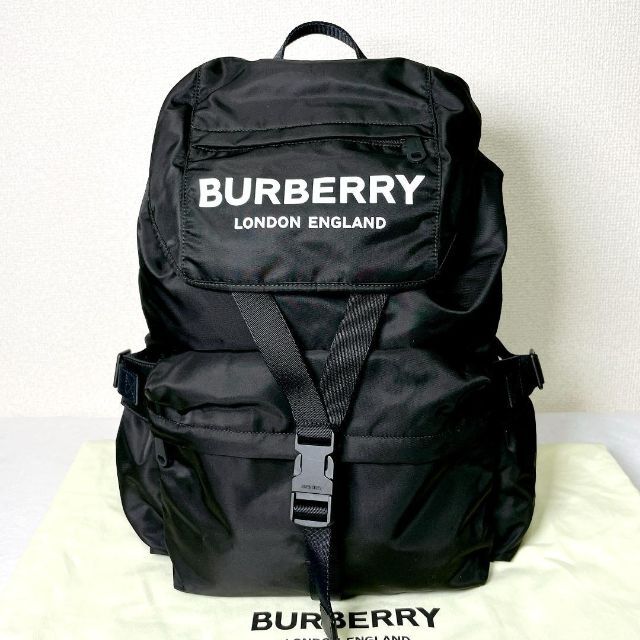 未使用・正規品✨BURBERRY バーバリー バックパック リュック ロゴ 黒