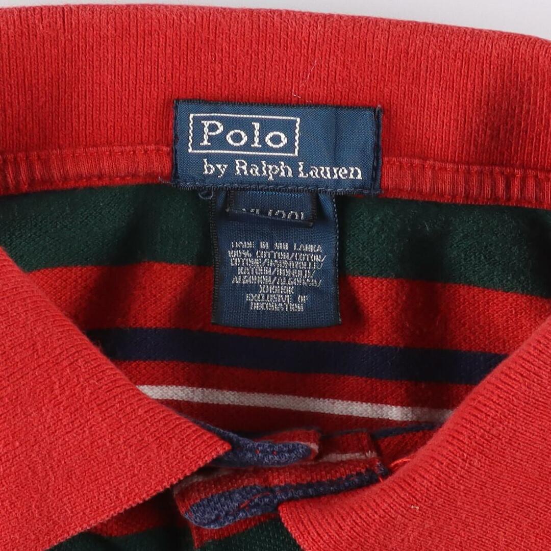 Ralph Lauren(ラルフローレン)の古着 ラルフローレン Ralph Lauren POLO by Ralph Lauren 半袖 ボーダー ポロシャツ レディースXL /eaa299145 レディースのトップス(ポロシャツ)の商品写真