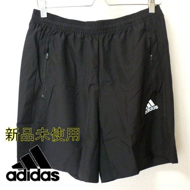 adidas(アディダス)のアディダス adidas★ 黒ハーフパンツ/ショートパンツO（XL） メンズのパンツ(ショートパンツ)の商品写真