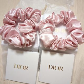 ディオール(Dior)の月末SALE♡新品♡Dior シュシュ 2個セット(ヘアゴム/シュシュ)