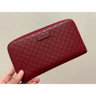 グッチ(Gucci)の★美品★GUCCI 長財布 レッド(長財布)