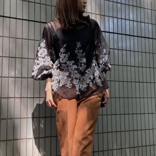 アメリヴィンテージ(Ameri VINTAGE)のAmeri vintage 2WAY HAZE FLOWER BLOUSE(シャツ/ブラウス(長袖/七分))