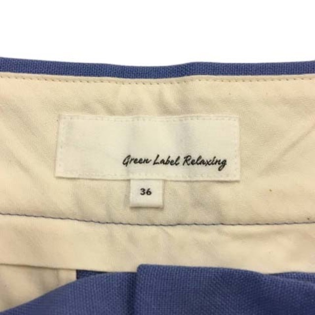 UNITED ARROWS green label relaxing(ユナイテッドアローズグリーンレーベルリラクシング)のグリーンレーベルリラクシング ユナイテッドアローズ パンツ 無地 36 青 レディースのパンツ(その他)の商品写真