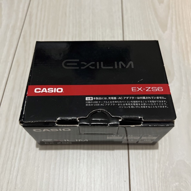 未使用　CASIO デジタルカメラ　EX-ZS6 シルバー