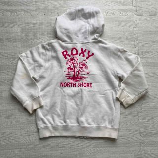 ロキシー(Roxy)の【状態考慮】ROXY ジップアップパーカー 100 白(ジャケット/上着)