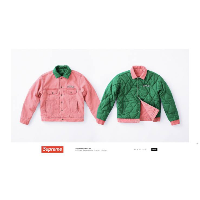 Supreme(シュプリーム)のSupreme levi’s 18AW Denim Tricker Jacket メンズのジャケット/アウター(Gジャン/デニムジャケット)の商品写真