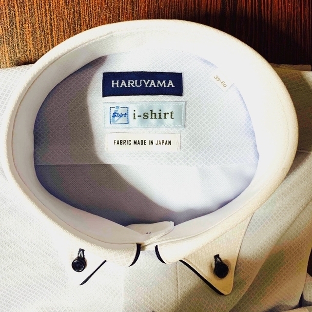 HARUYAMA(ハルヤマ)の新品未使用★はるやま i-shirt メンズ ビジネスシャツ  形態安定  M メンズのトップス(シャツ)の商品写真