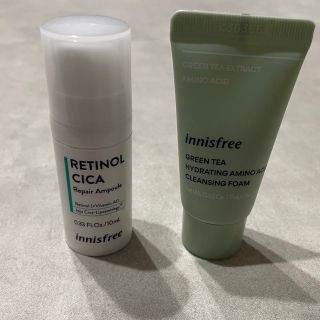 イニスフリー(Innisfree)のイニスフリー　レチノール シカ グリーンティー デュオキット(美容液)