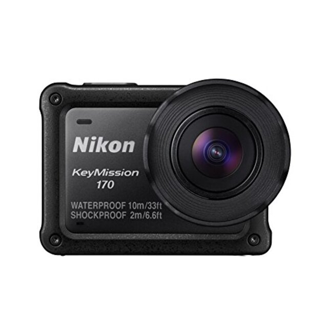 Nikon 防水アクションカメラ KeyMission 170 BK ブラック 2zzhgl6