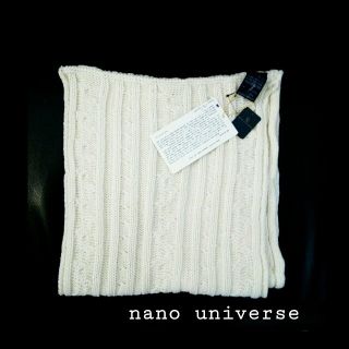 ナノユニバース(nano・universe)の【新品未使用】nano universe スヌード(マフラー/ショール)