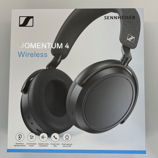 SENNHEISER(ゼンハイザー)のSENNHEIZER MOMENTUM4 wireless 付属品完備 スマホ/家電/カメラのオーディオ機器(ヘッドフォン/イヤフォン)の商品写真