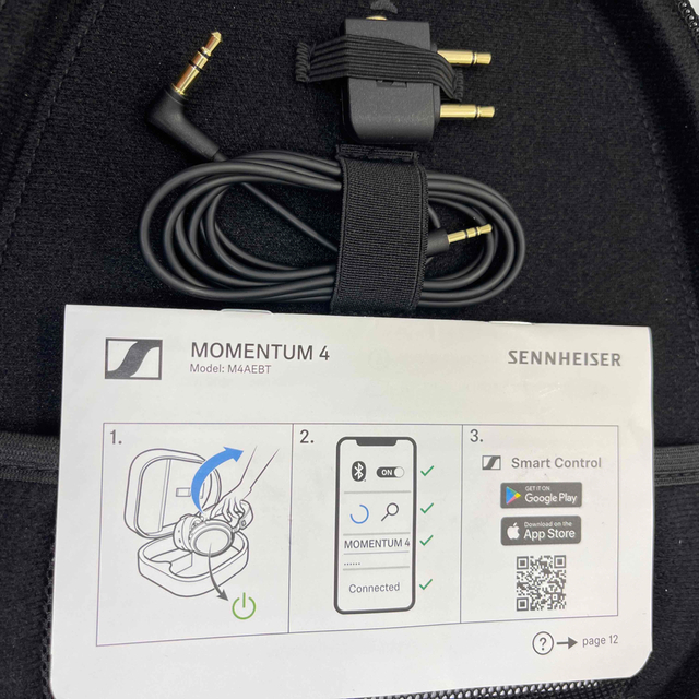SENNHEISER(ゼンハイザー)のSENNHEIZER MOMENTUM4 wireless 付属品完備 スマホ/家電/カメラのオーディオ機器(ヘッドフォン/イヤフォン)の商品写真