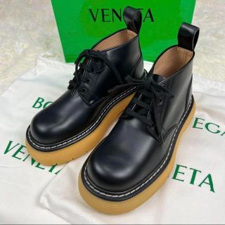 ボッテガヴェネタ(Bottega Veneta)の新品未使用 BOTTEGA VENETA バウンス ブーツ ブラック 37(ブーツ)