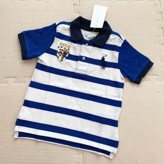 ラルフローレン(Ralph Lauren)の新品♡ラルフローレン ボーダーポロシャツ　24m 90 ビッグポニー(Tシャツ/カットソー)