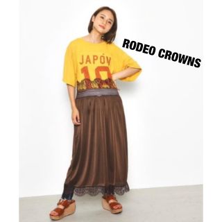 ロデオクラウンズ(RODEO CROWNS)の【新品タグ付】ロデオクラウンズ RODEO CROWNS ドッキングワンピース(ロングワンピース/マキシワンピース)