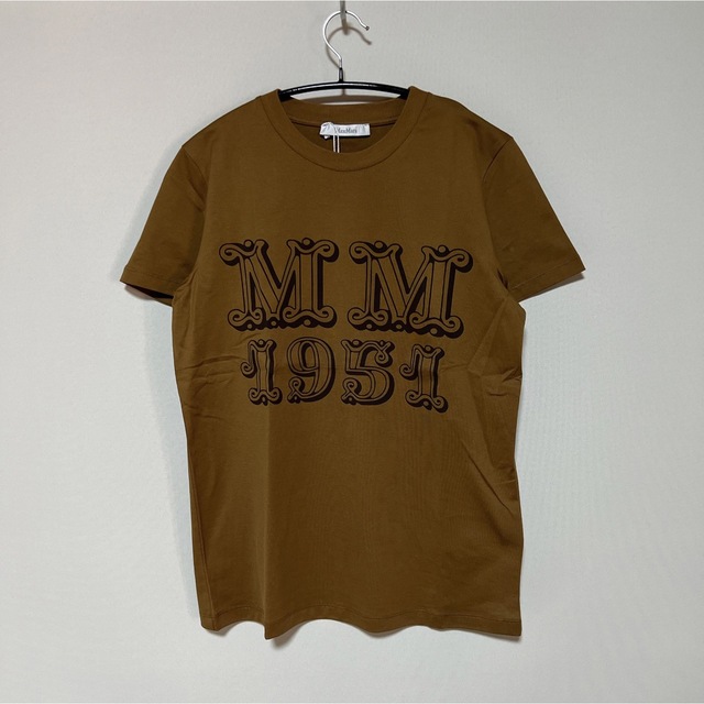 激安通販 Humor Max Mara Maxmara T-shirt Cotton Mara Jersey ロゴ