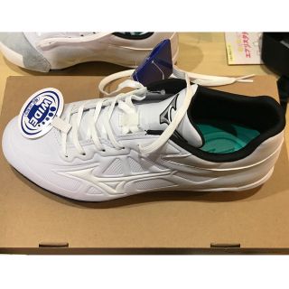 ミズノ(MIZUNO)の【最終値下げ】ミズノ野球スパイク ライトレボバディ(白)25.5cm(シューズ)