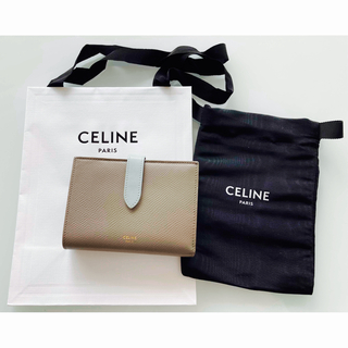 celine - CELINE セリーヌ 二つ折り 財布 ペプル ストラップウォレット