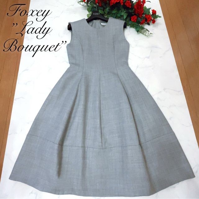 美品　フォクシーレディグレーdress ソフィグレー♡