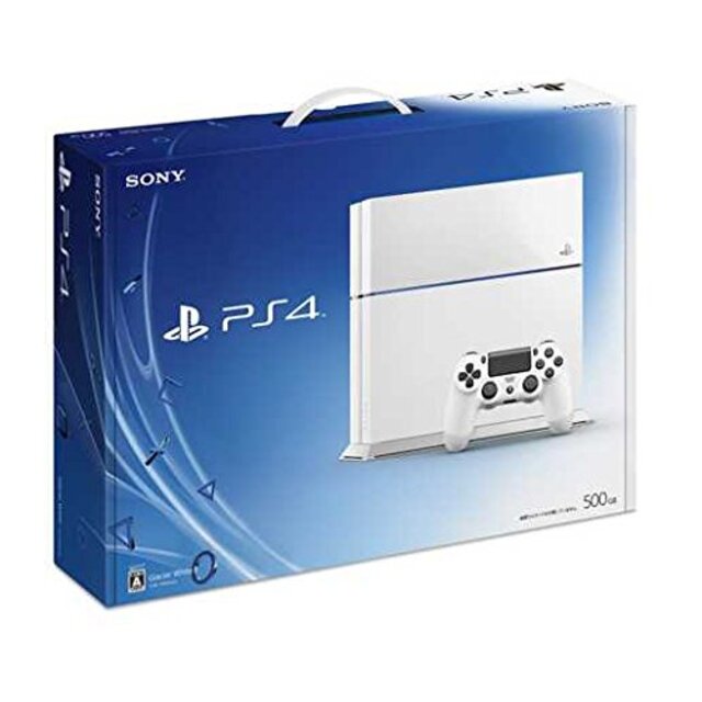 ★超美品・ソフト付★PlayStation4 グレイシャー・ホワイト 500GB