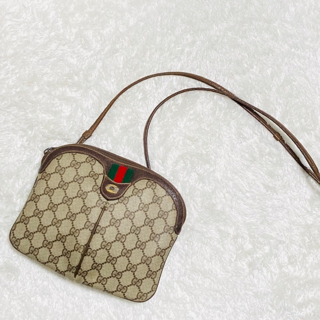 GUCCI オールドグッチ　シェリーライン　GGスプリーム　ショルダーバッグ