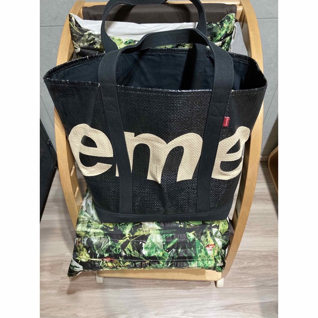 メンズused supreme RAFFIA トートバッグ