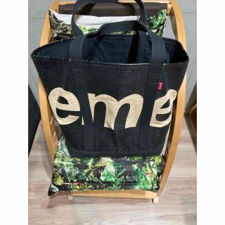 シュプリーム(Supreme)のused supreme RAFFIA トートバッグ(トートバッグ)