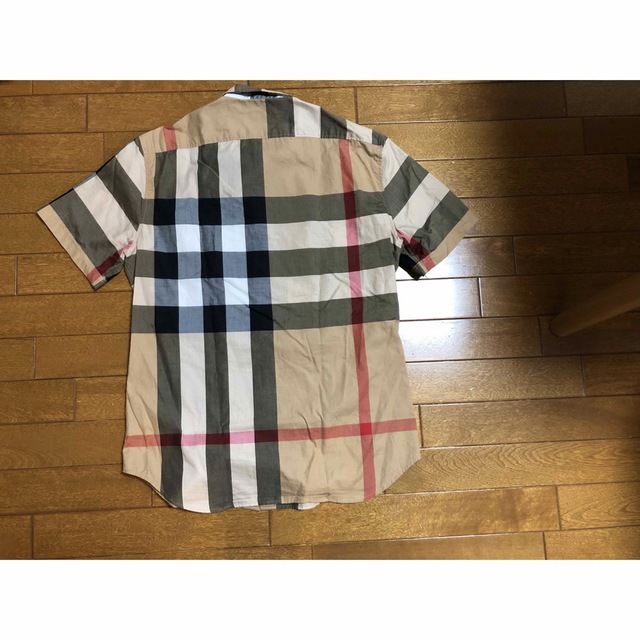 激安本物 BURBERRY 半袖 チェック シャツ バーバリー M