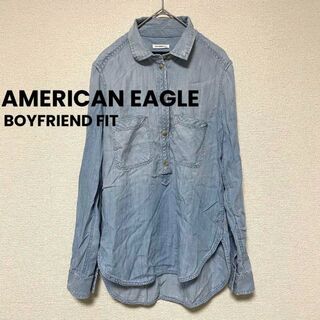 アメリカンイーグル(American Eagle)の2558 AMERICAN EAGLE トップス 薄手ジャケット ロゴ刺繍(シャツ/ブラウス(長袖/七分))