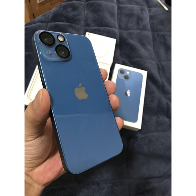 iPhone - Apple iPhone13 mini 128GB ブルー SIMフリーの通販 by 絶望