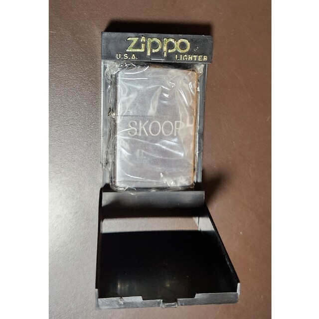 ZIPPO(ジッポー)の【未使用・当時品・貴重】SOS SKOOP　購入特典ZIPPO エンタメ/ホビーのタレントグッズ(ミュージシャン)の商品写真