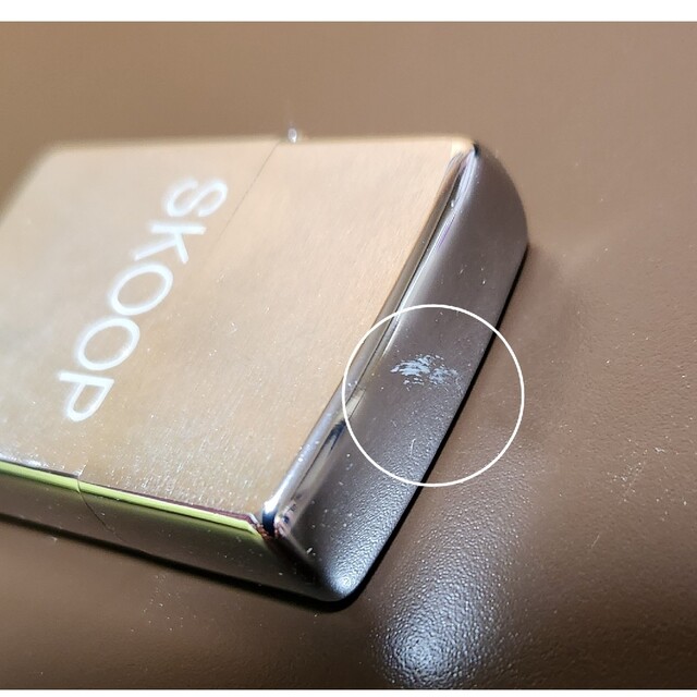 ZIPPO(ジッポー)の【未使用・当時品・貴重】SOS SKOOP　購入特典ZIPPO エンタメ/ホビーのタレントグッズ(ミュージシャン)の商品写真